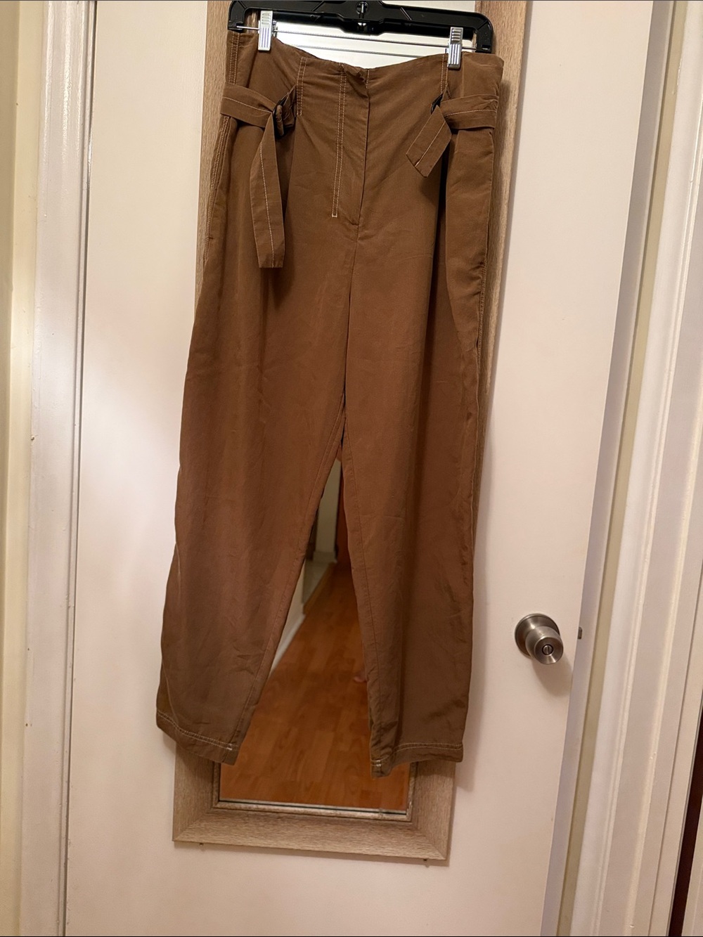 Bimba y Lola women pants with white contrast stitching